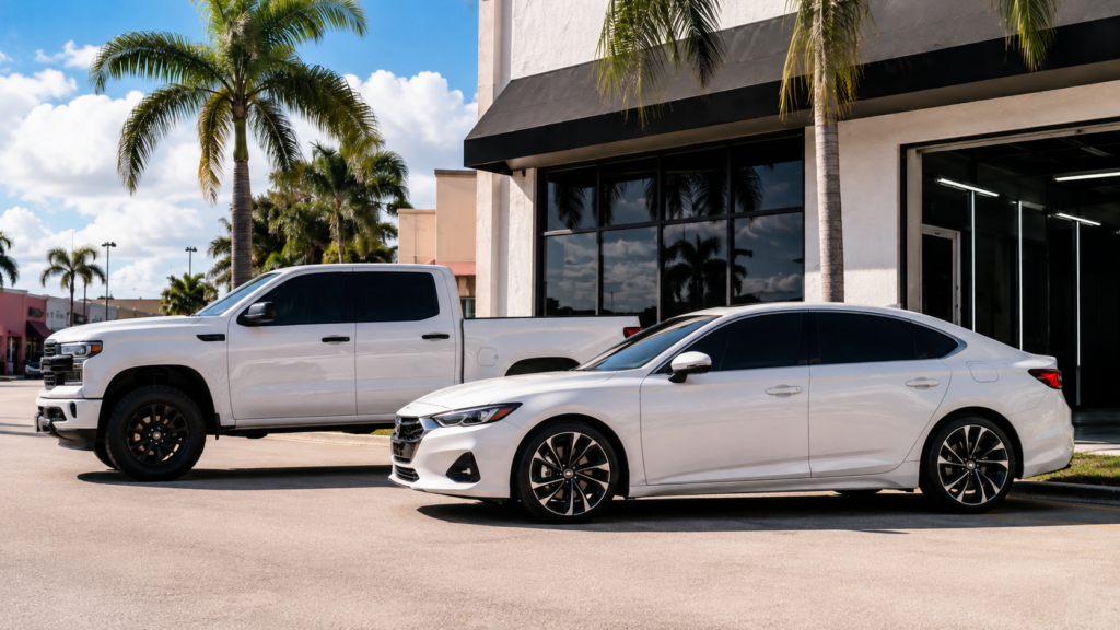 Auto Window Tinting Service in Medley FOR YOUR VEHICLE