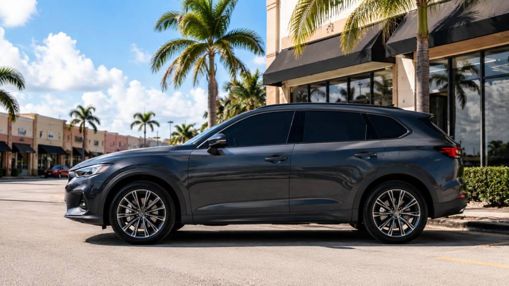 Window tinting in Doral FL by Tint Arena for cars homes and businesses near Downtown Doral